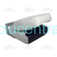 Sulenkiama sėdynė su metaliniais lankstais pilka-mėlyna Sulenkiama sėdynė su metaliniais lankstais pilka-mėlyna